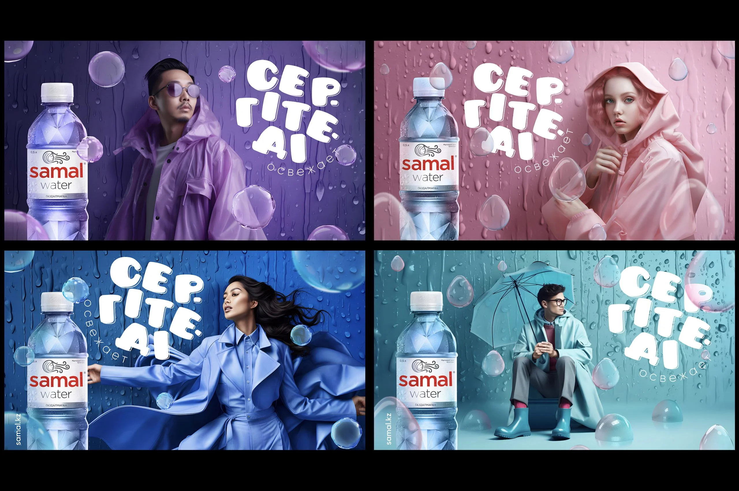 Рекламная кампания воды SAMAL