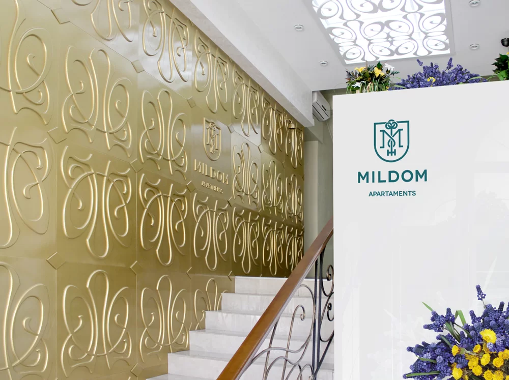 Фирменный стиль бутик-отеля MILDOM