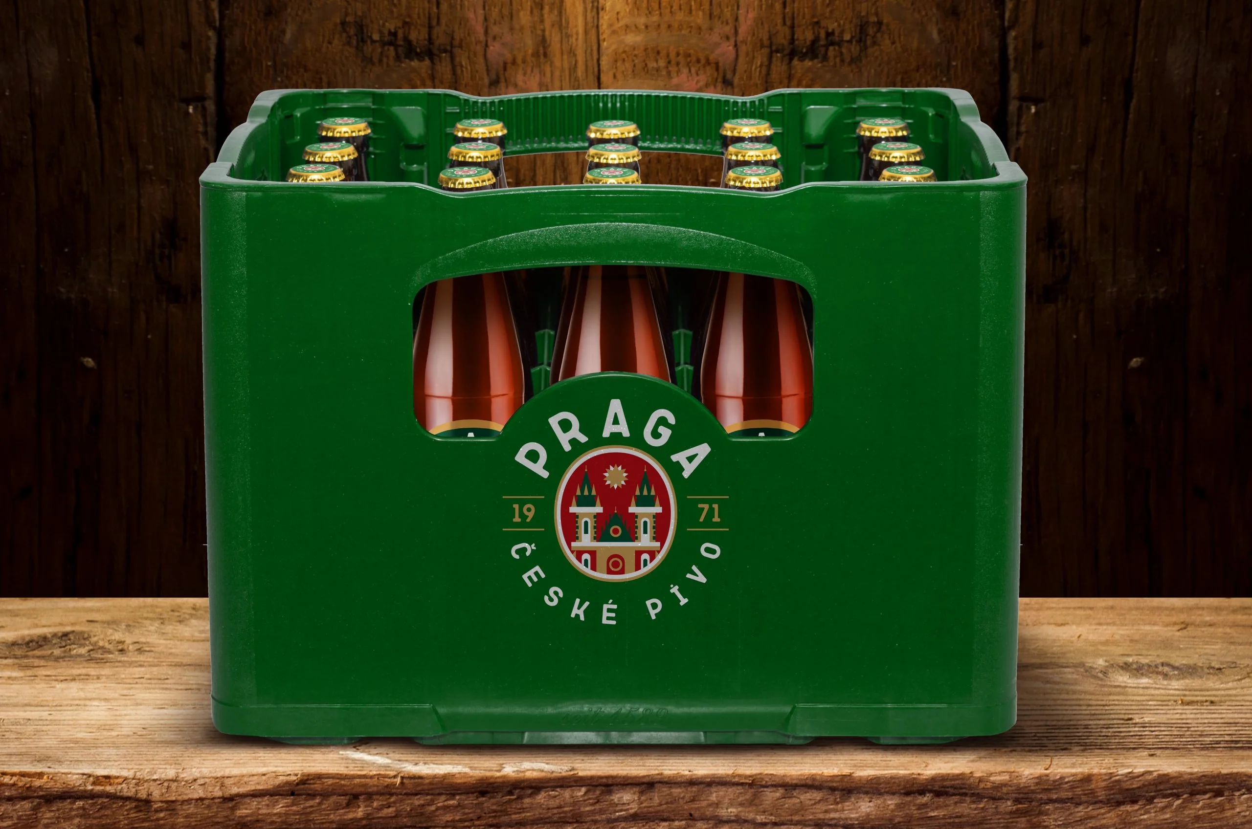 Дизайн этикетки пива PRAGA