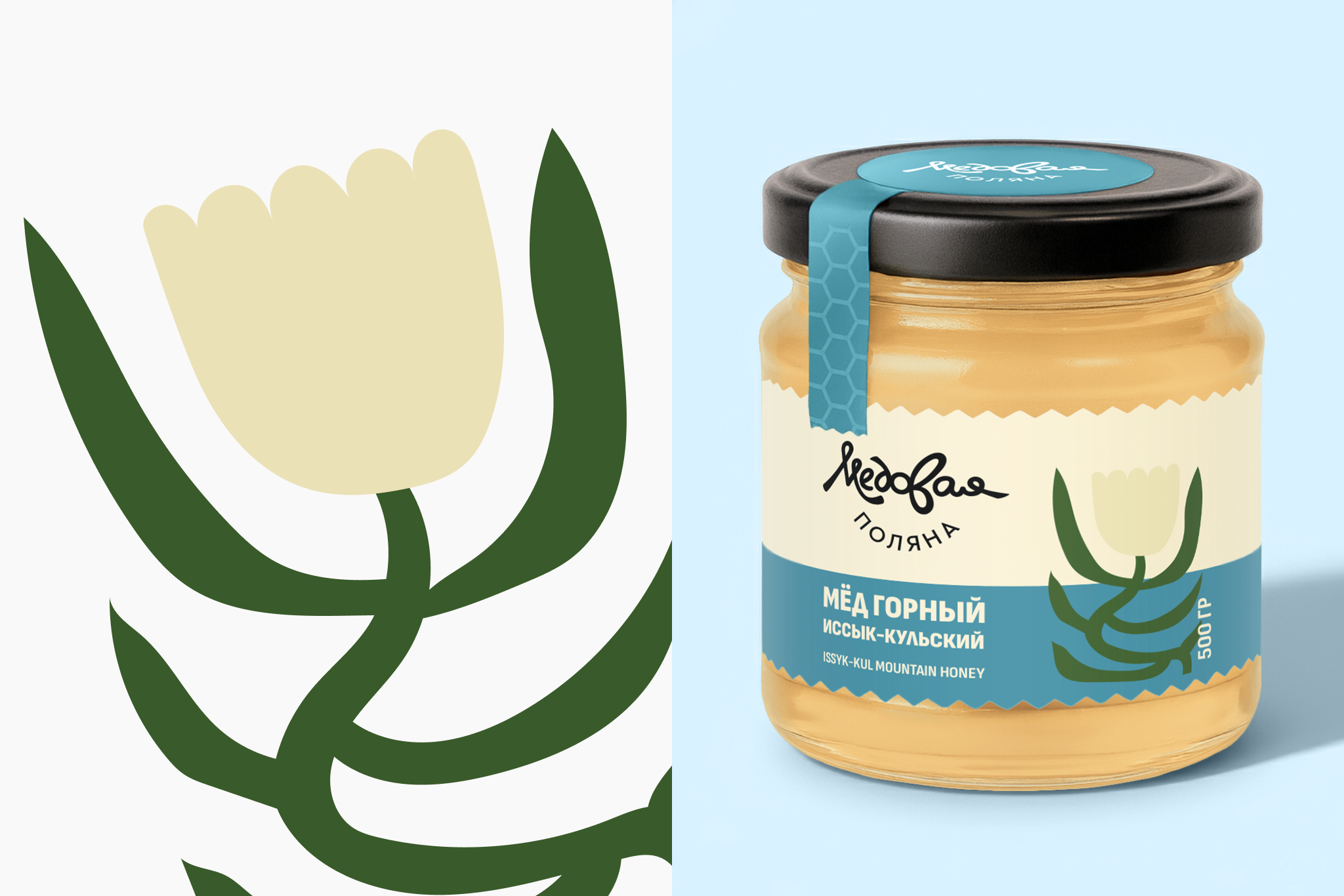 Дизайн упаковки | МЕДОВАЯ ПОЛЯНА